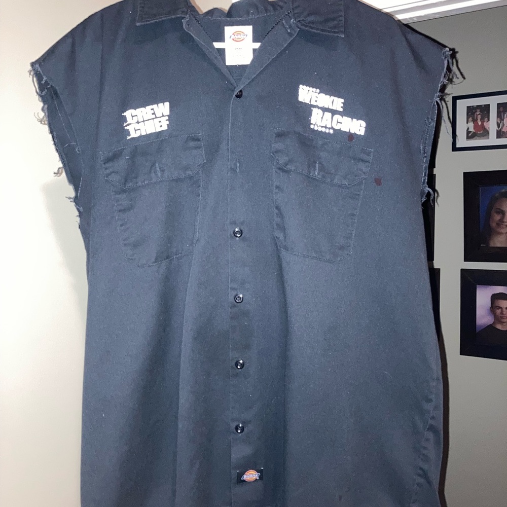 Dickies Mens Crew Chief XL Sleeveless Cut Off Shift